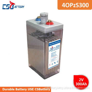 Csbattery 2V300ah CE/ISO/UL Certification Wholsele SLA Battery for Traction-Forklift/Automotive/Sweeper/Amy